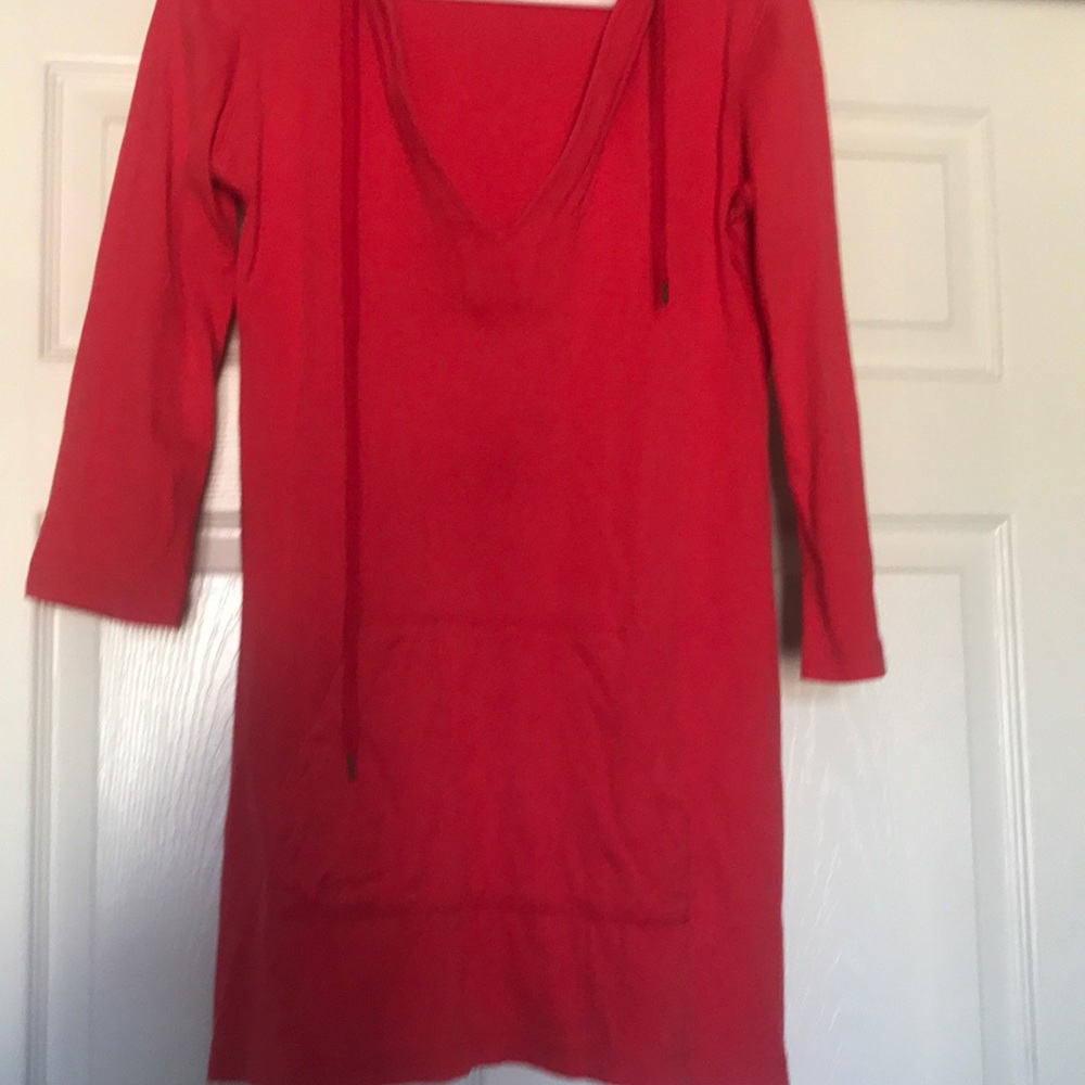 Beach cover up with hoodie